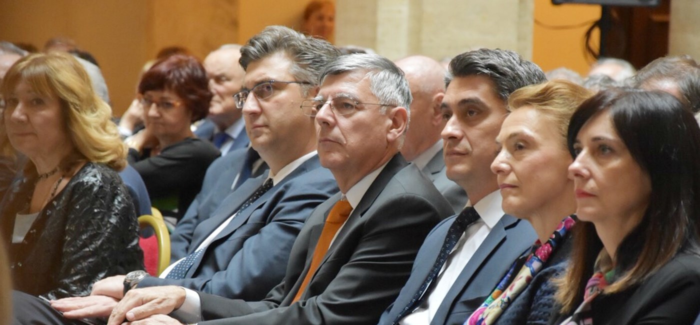 Predsjednik Vlade Andrej Plenković na svečanoj sjednici HAZU-a